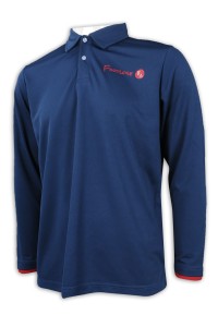 P1126 Customized Cuffs Contrast Polo Shirt Polo Shirt Manufacturer